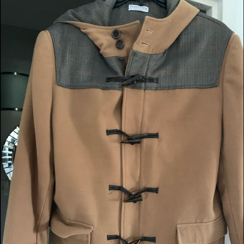 Hooded toggle coat